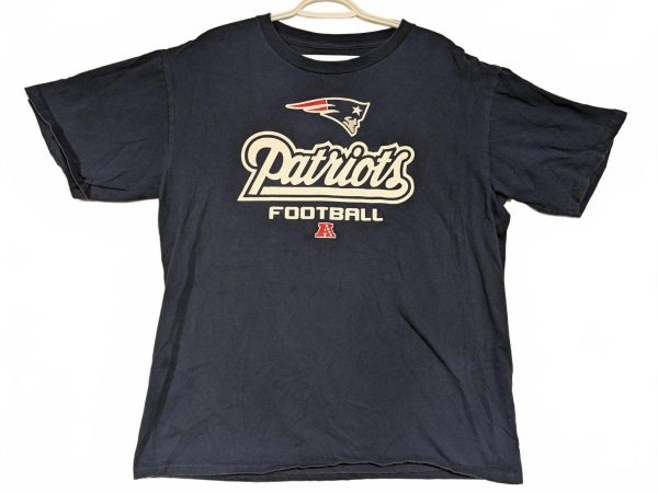 New England Patriots Football T-Shirt Mens Large