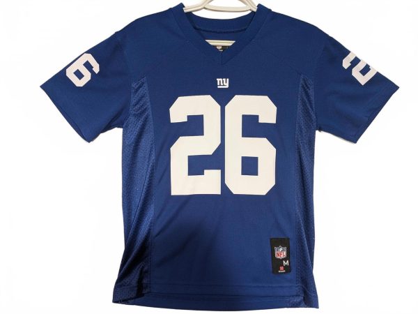 New York Giants #26 Jersey - NFL Official Merchandise Youth Medium
