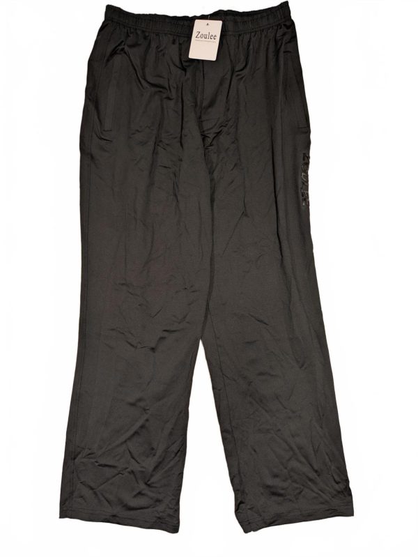 Zoulee Black Performance Athletic Lounge Pants Womens XL Stretch Casual 32x28