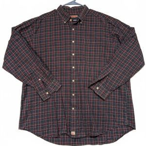 Vineyard Vines Men's Plaid Button-Up Long Sleeve Shirt Shep & Ian Murray 2XL