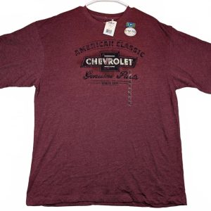 Chevrolet American Classic Genuine Parts Crewneck Graphic T-Shirt Heather Men XL