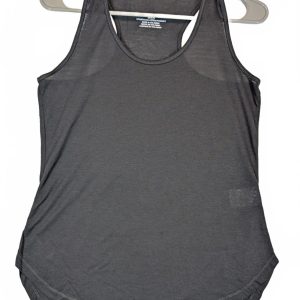 Racerback Tank Top Workout Yoga Athletic Sleeveless Womens Medium Black Active