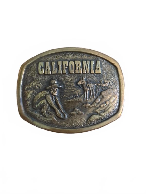 1978 Wyoming Studios INC California Jackson Hole Belt Buckle
