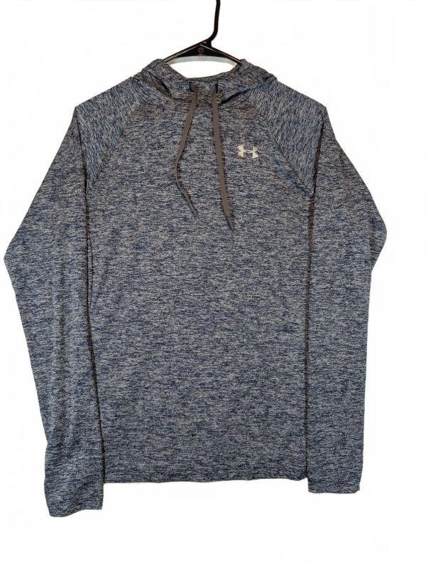 Under Armour HeatGear Loose Pullover Hoodie Heathered Athletic Women Size Medium
