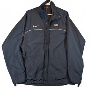 Nike Team USA Olympic Flag Windbreaker Track Jacket Full Zip Mens Size Medium