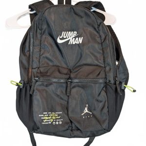 Nike Jumpman Air Jordan Backpack School Laptop Travel Bag Black Unisex Large