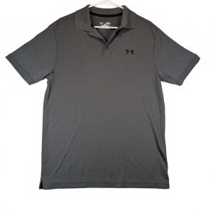 Under Armour HeatGear Loose Polo Shirt Golf Athletic Performance Mens Medium