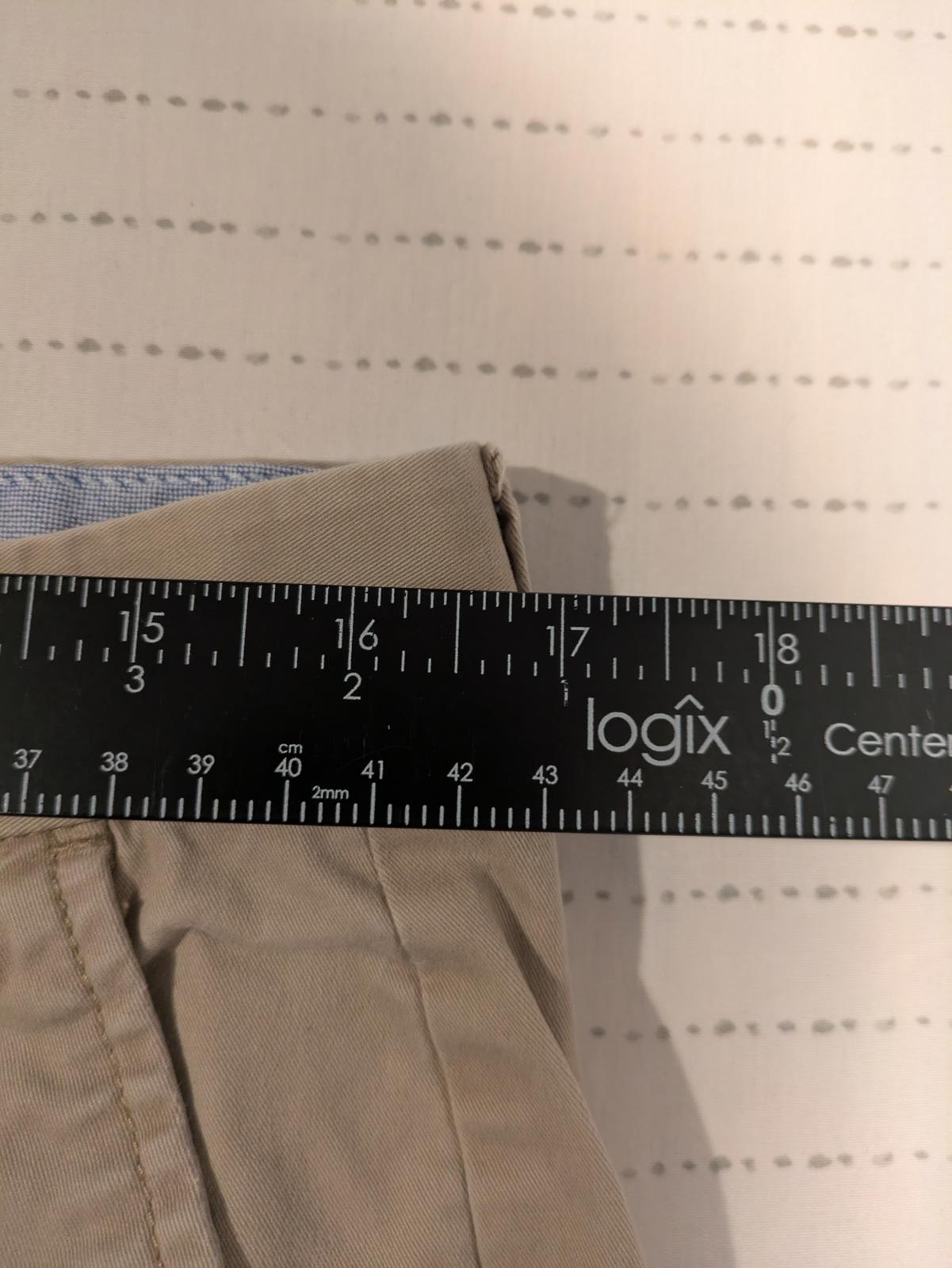 Tommy Hilfiger Khaki Chino Flat Front Classic Casual Pants Mens 32x30 (34x29) - Image 6