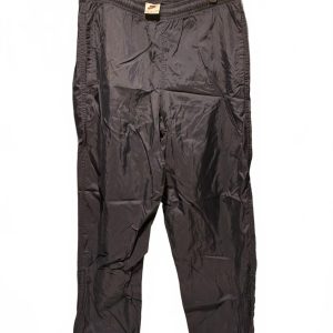 VINTAGE 90s Nike Nylon Joggers Size Small Windbreaker Track Pant Blue 28x30