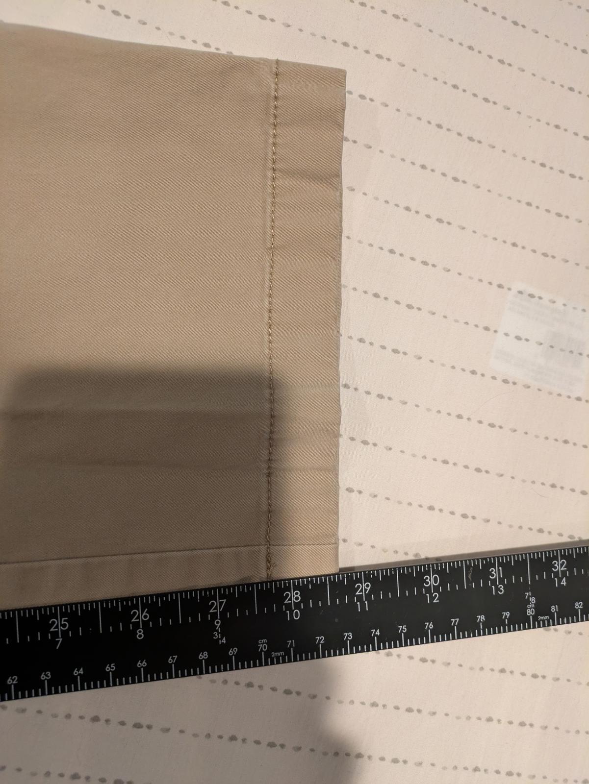 Tommy Hilfiger Khaki Chino Flat Front Classic Casual Pants Mens 32x30 (34x29) - Image 7