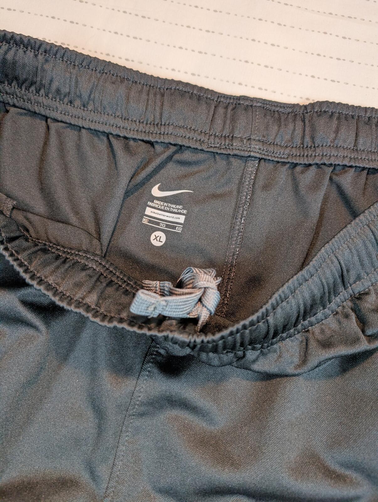 Nike Track Pants Gray Side Stripe Athletic Warm Up Joggers Pockets Mens Size XL - Image 6