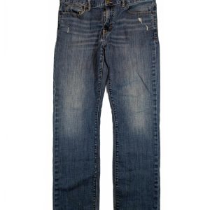 J.Crew Mercantile Flex Athletic Distressed Straight Jeans Medium Wash Mens 34x32