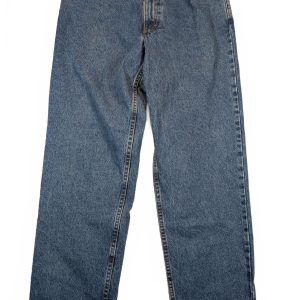 Calvin Klein Easy Fit Stone Wash Relaxed Straight Denim Jeans Blue Mens 36x30