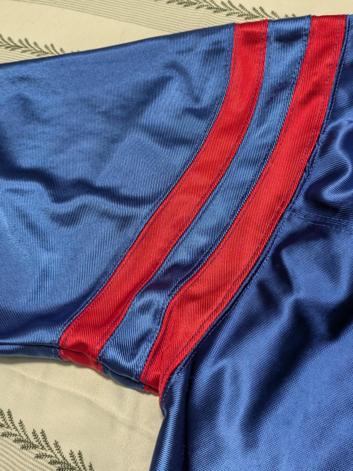 NFL Vintage Y2K Mens New York Giants Team Jersey XL Blue Red - Image 5