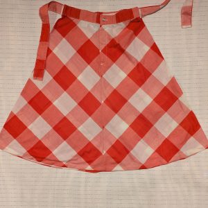 RARE Vintage 70’s LEVI'S Plaid Picnic Womens Maxi Skirt Size 26x26 BIG E