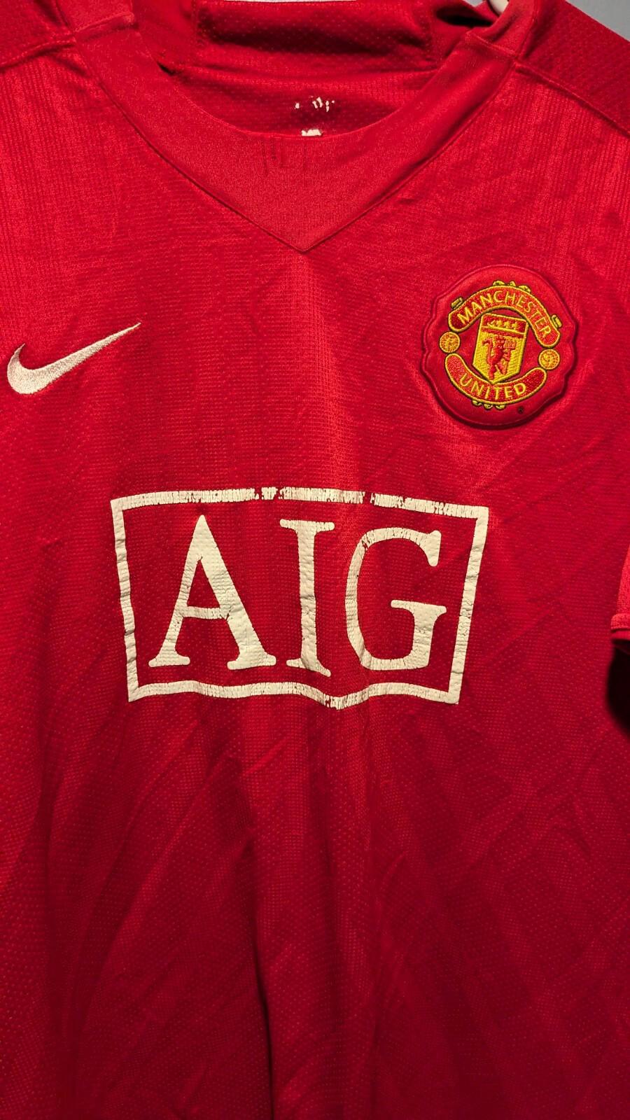 Manchester United 2007 2009 Home Football Shirt Tevez #32 Soccer jersey Size M L - Image 2