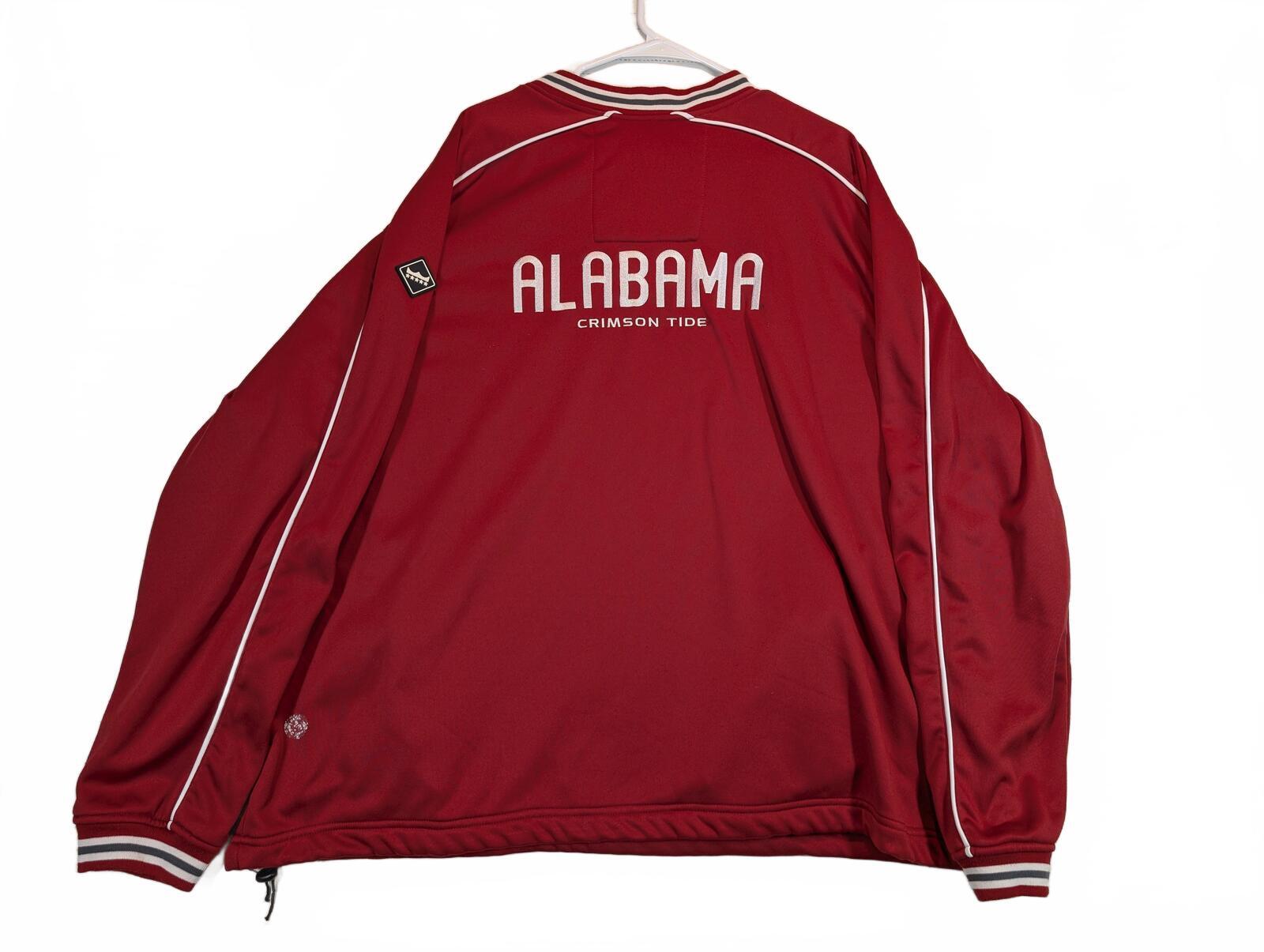 Franchise Club Alabama Crimson Tide Red NCAA V-Neck Pullover Jacket Mens XXL - Image 4