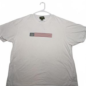 Eddie Bauer American Flag Graphic Crewneck T Shirt Outdoor Mens Large
