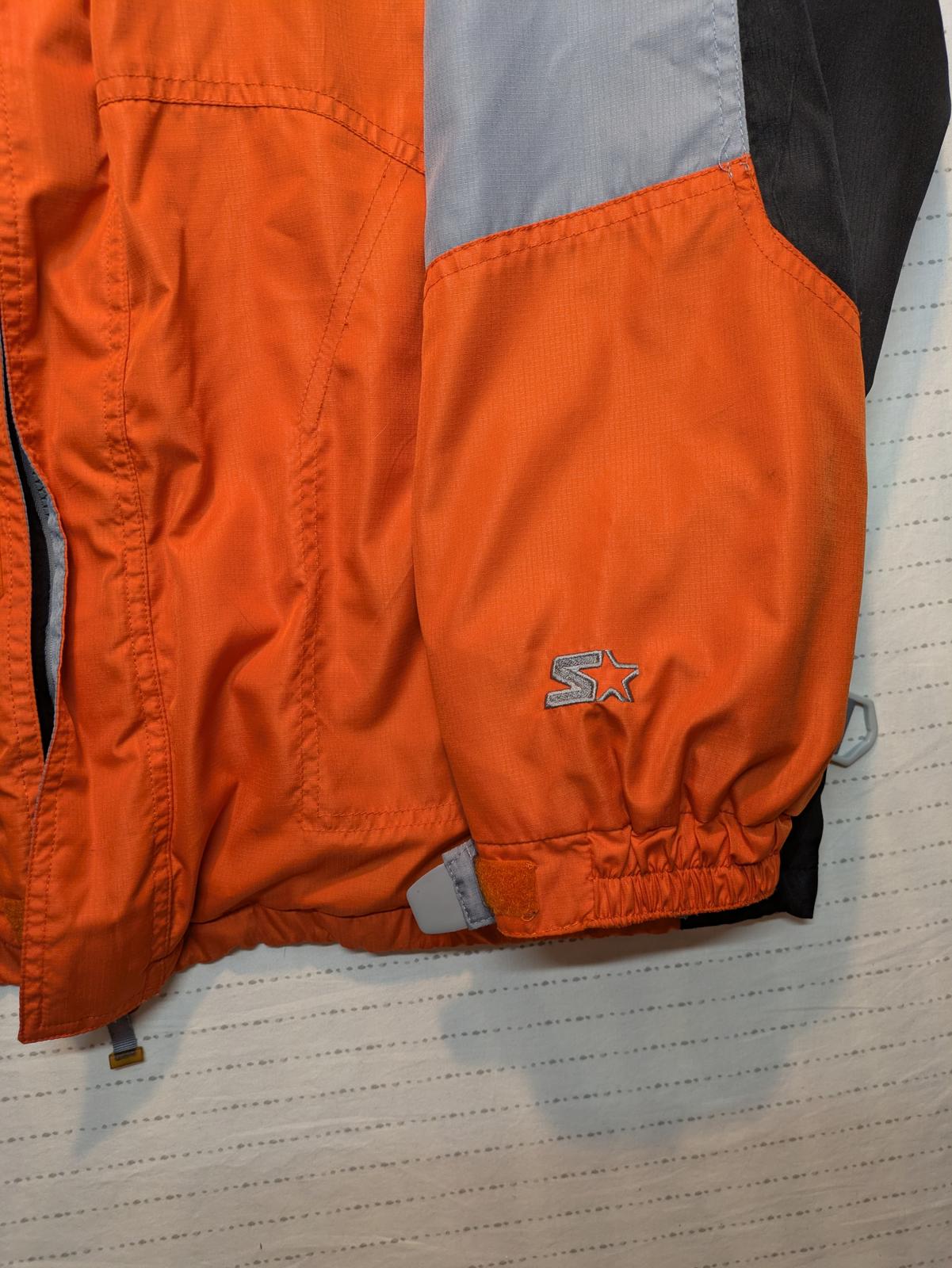 Starter Insulated Hooded Jacket Colorblock Outdoor Winter Coat Mens Large - Image 6
