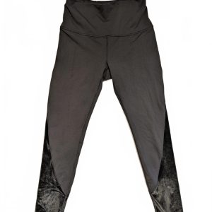 Calia Carrie Underwood Limited Edition Black Onyx Velvet Pieced Leggings Small