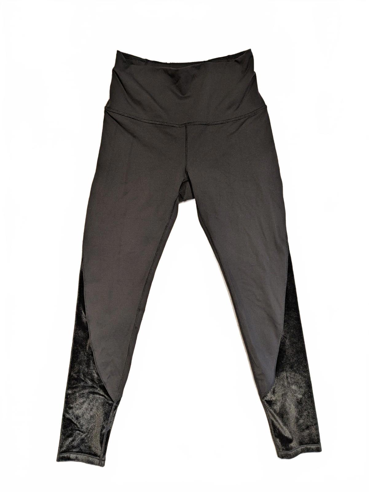 Calia Carrie Underwood Limited Edition Black Onyx Velvet Pieced Leggings Small