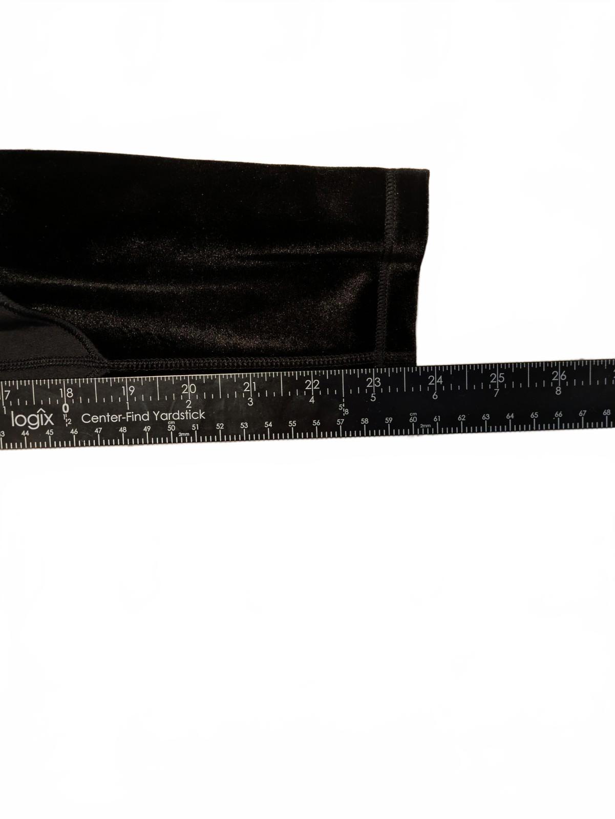Calia Carrie Underwood Limited Edition Black Onyx Velvet Pieced Leggings Small - Image 8