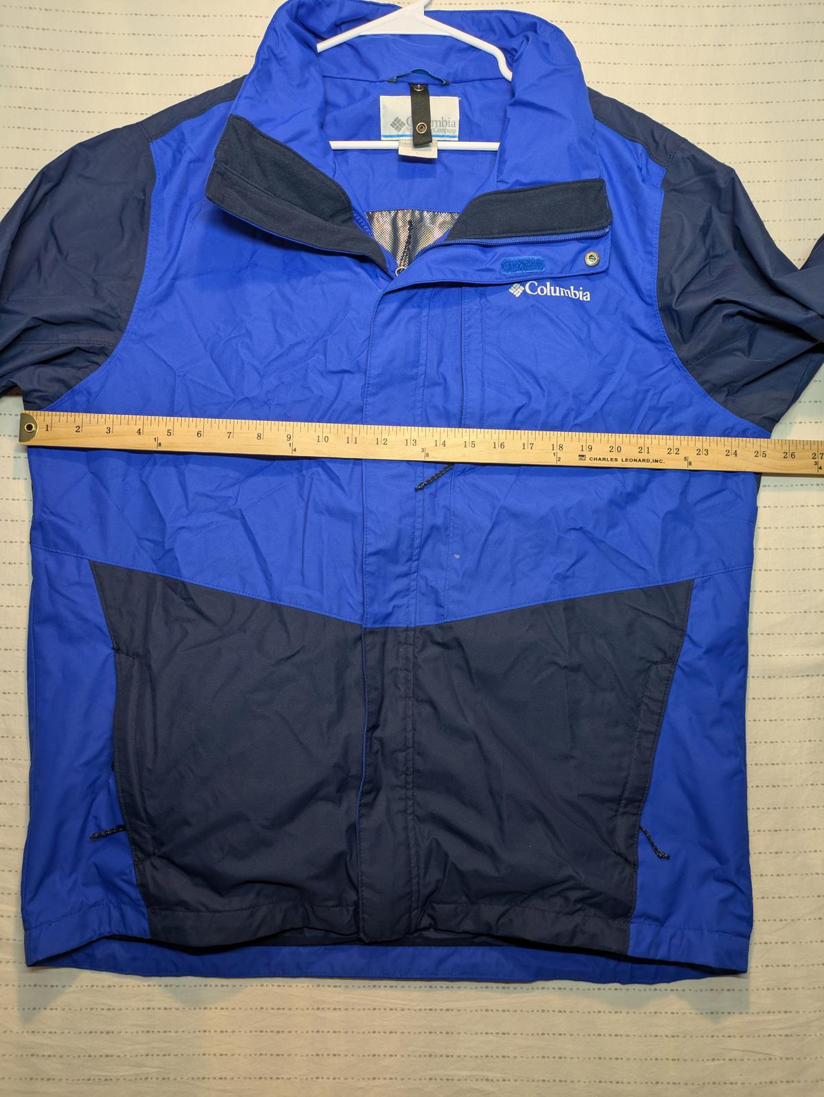 Columbia Omni-Tech Insulated Jacket Colorblock Outdoor Winter Coat Mens Large - Image 6