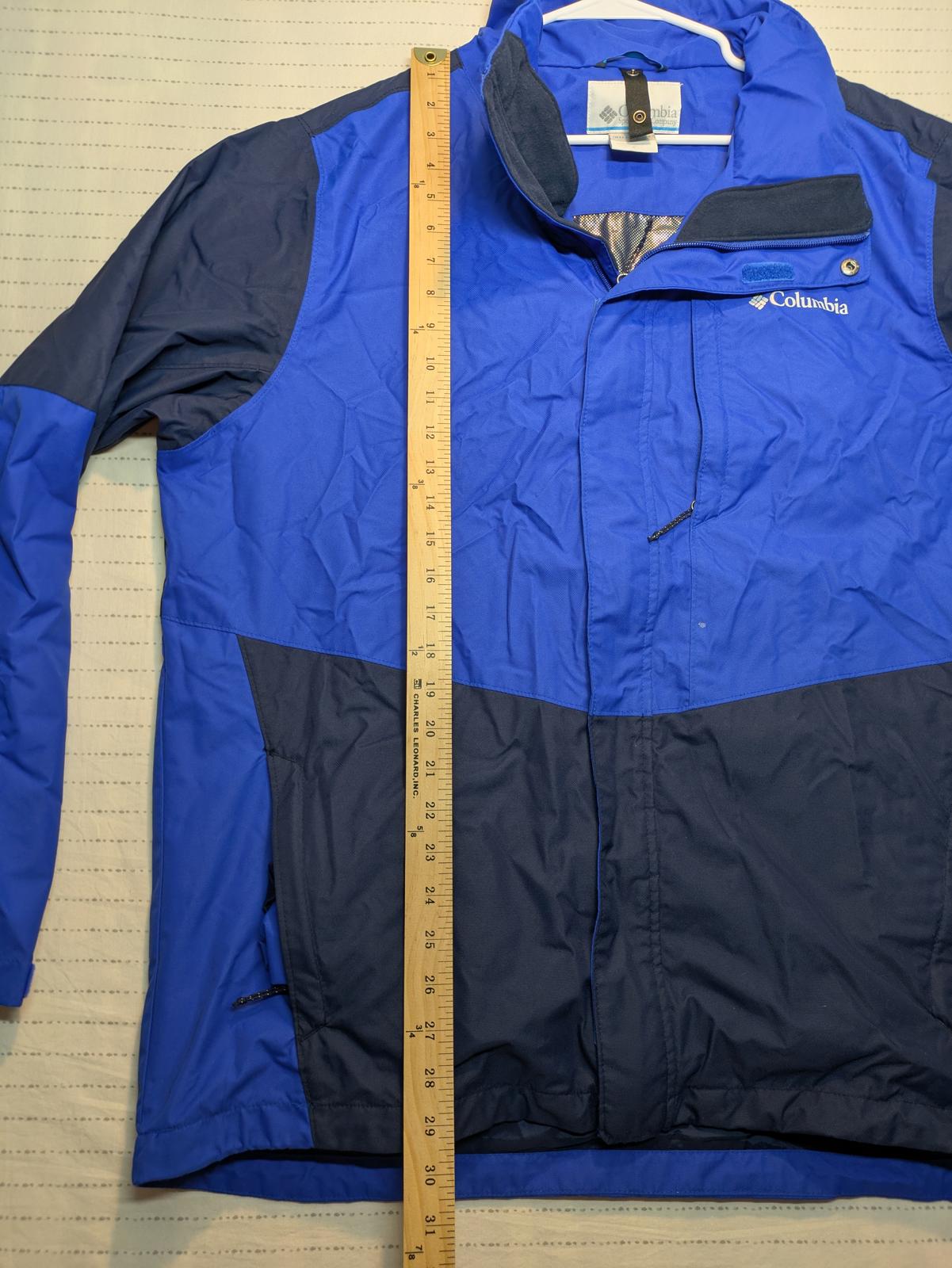 Columbia Omni-Tech Insulated Jacket Colorblock Outdoor Winter Coat Mens Large - Image 7