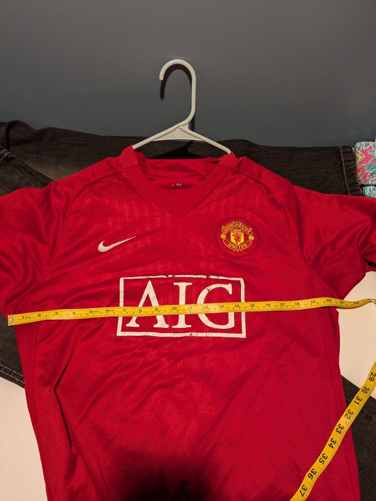 Manchester United 2007 2009 Home Football Shirt Tevez #32 Soccer jersey Size M L - Image 10