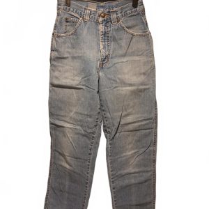 Lands End Jeans Women's Blue Light Wash High Rise Mom Jeans Size 4