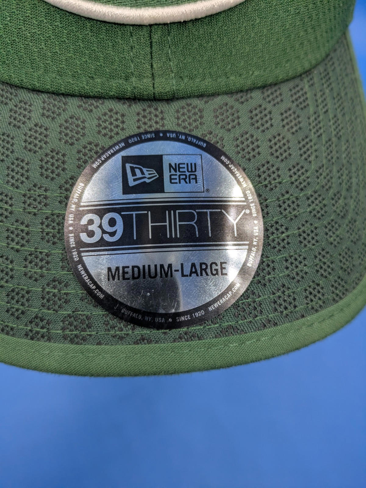 New York Jets New Era 39THIRTY Hat Flex Green Team Classic Logo Cap M/L - Image 8