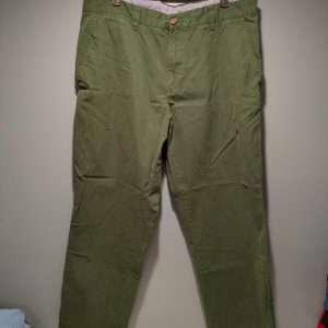 Tommy Hilfiger Custom Fit Men Pants Green Size 35Wx32L