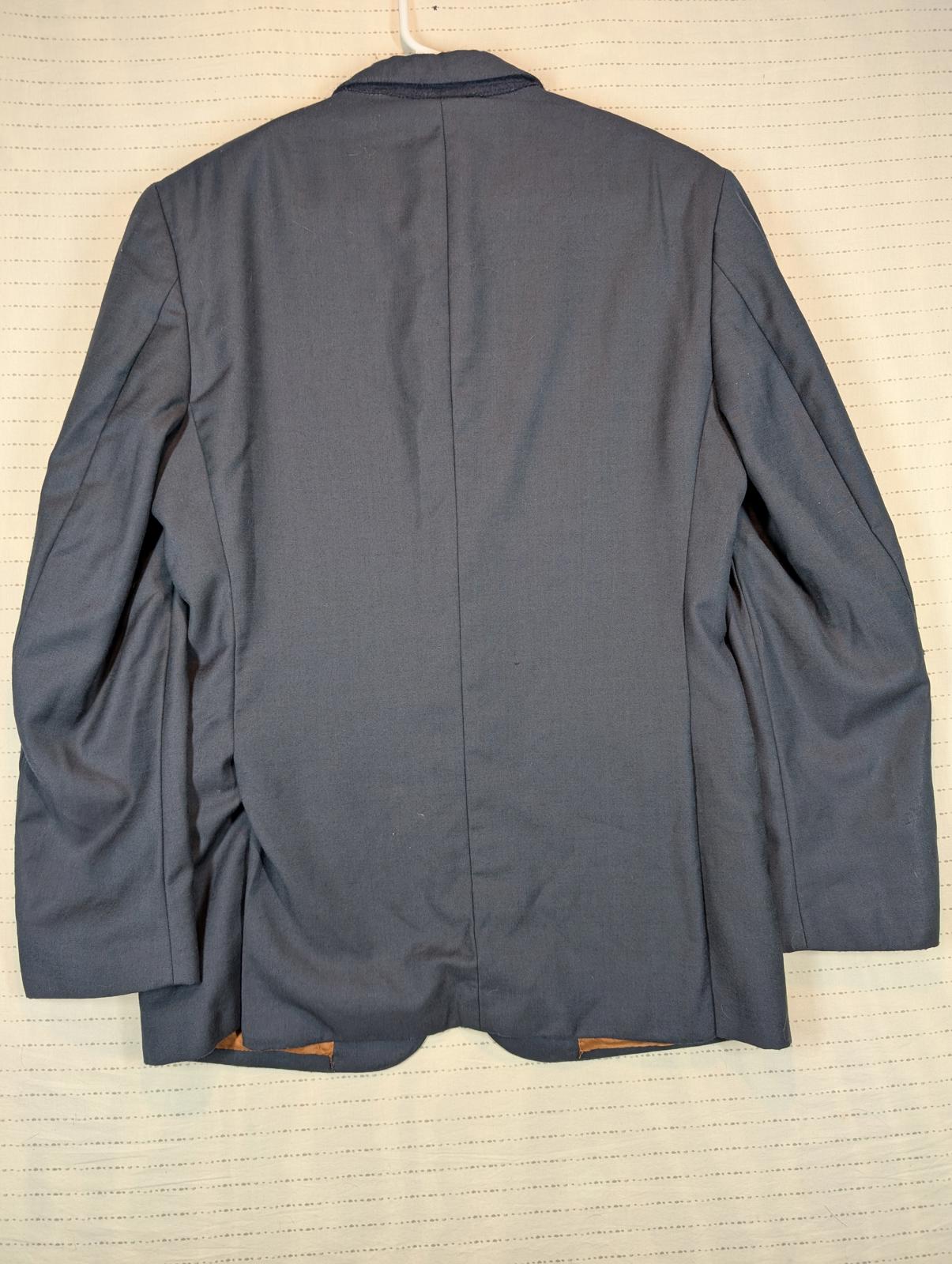 Joseph A Bank Navy Wool Two Button Blazer Sport Coat Dress Mens 38R - Image 8