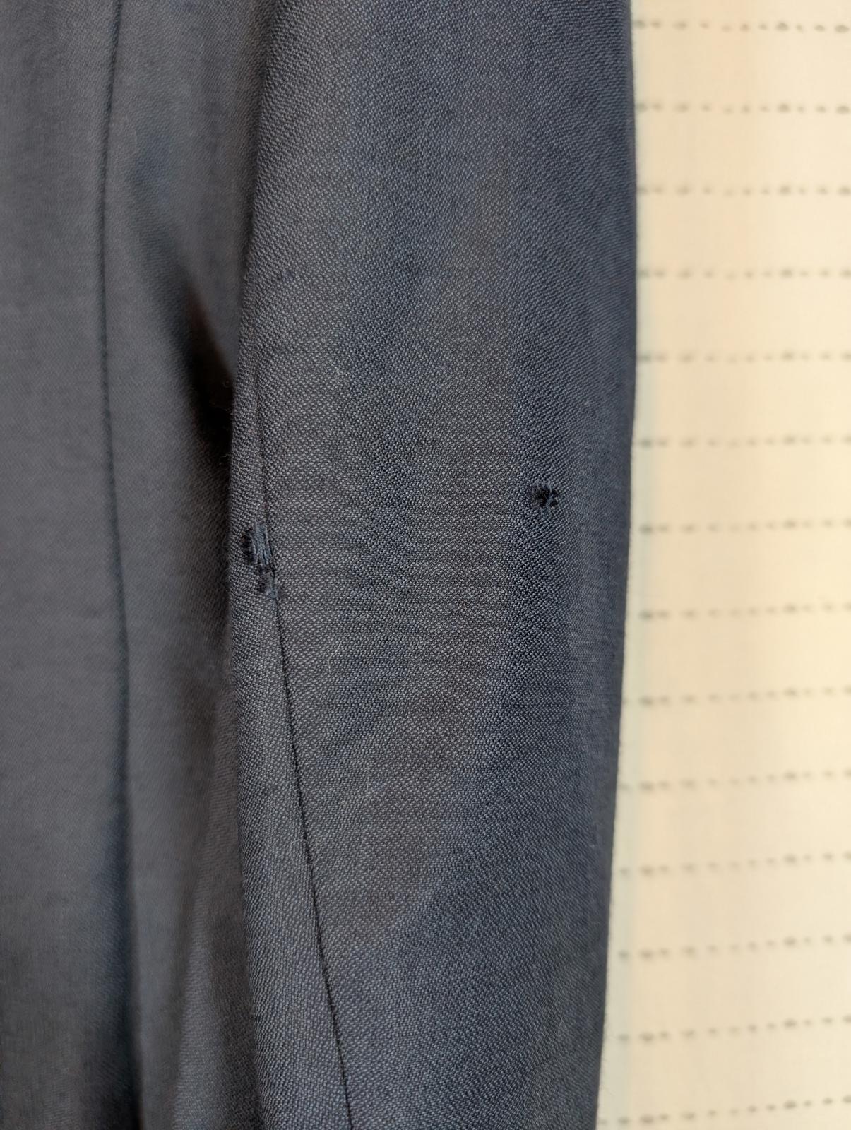 Joseph A Bank Navy Wool Two Button Blazer Sport Coat Dress Mens 38R - Image 10