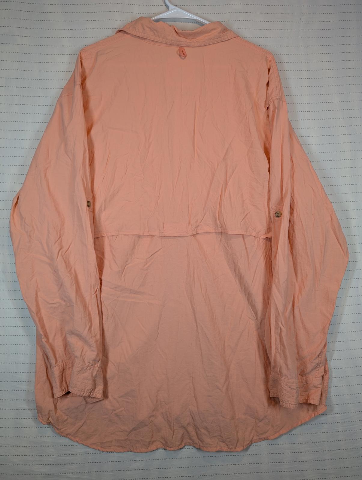 Reel Legends Vented Fishing Button Up Shirt Long Sleeve Guide Mens XL Nylon - Image 5