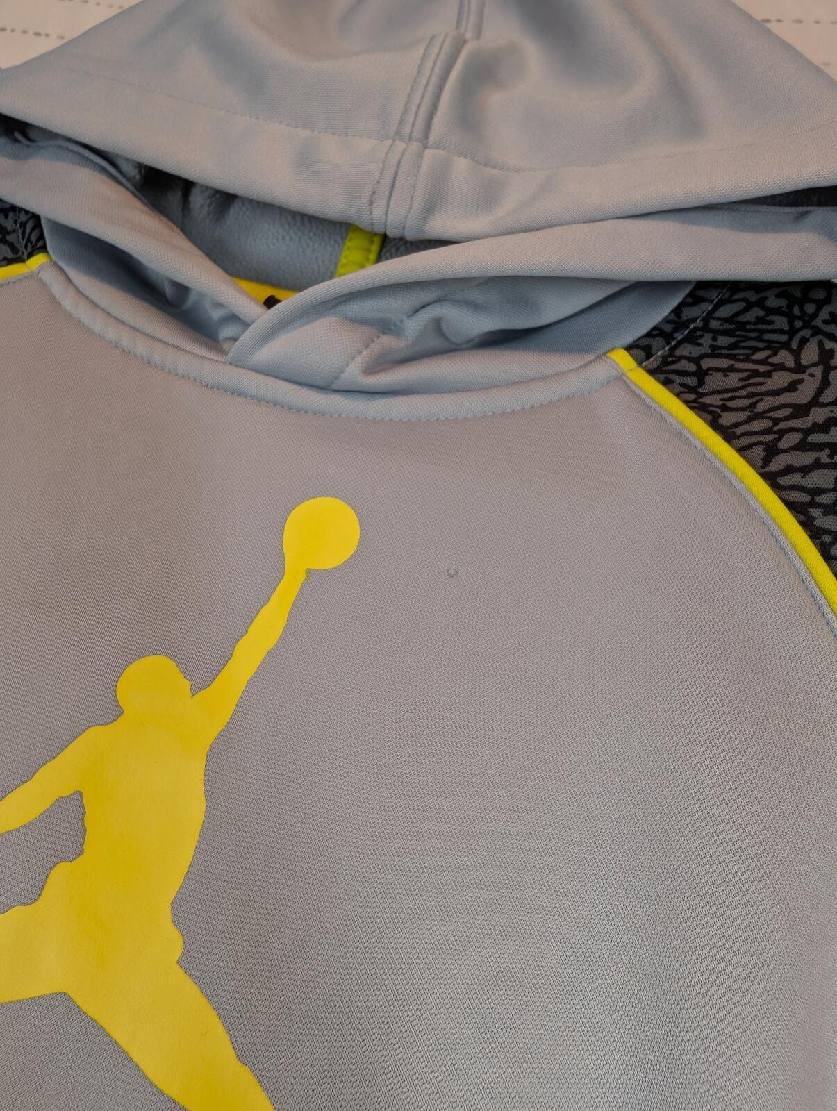 Jordan Air Therma-Fit Jumpman Elephant Print Pullover Hoodie Boys XS 3-4 Yrs - Image 4