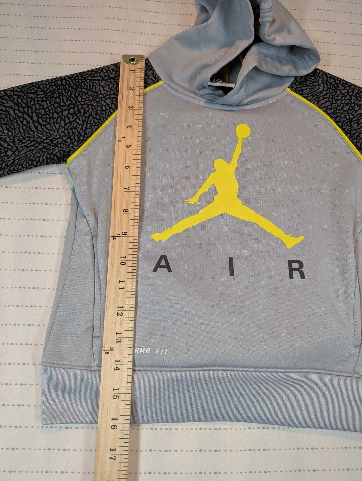 Jordan Air Therma-Fit Jumpman Elephant Print Pullover Hoodie Boys XS 3-4 Yrs - Image 7